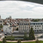 Panorama über Orléans vom obersten Geschoss der Bibliothek